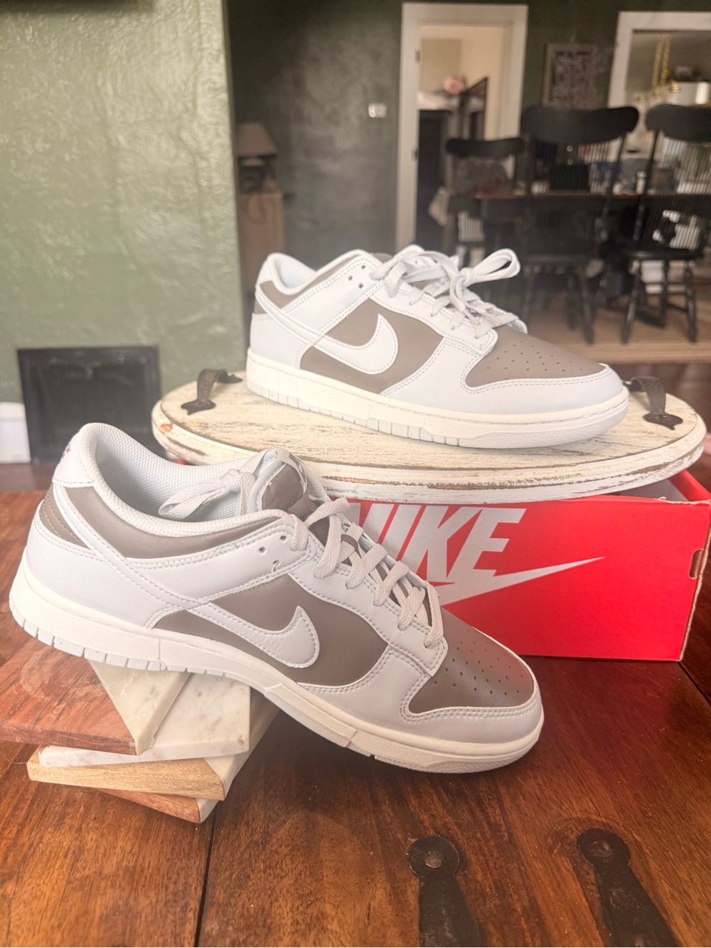 NEW Nike Dunk Low Retro Cave Stone Pure Platinum Men’s Size 10
